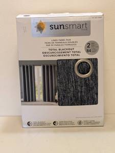 lot 126 image: SUNSMART LINED PANEL PAIR