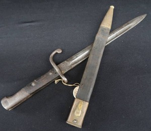 lot 100 image: 1909 BAYONET W SHEATH