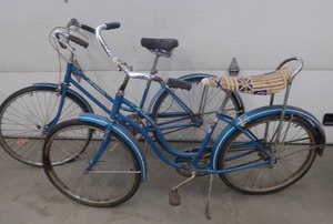 lot 128 image: VINTAGE SCHWIN BIKES.