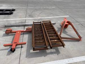 lot 195 image: Plow Buddy, Ramps, and Load Bar