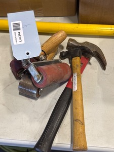 lot 344 image: SteelRubber Hand Rollers, Hammers