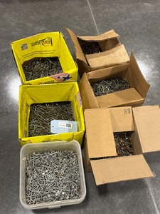 lot 356 image: Nails and Screws Including Maze Nails and Grip-Rite Screws