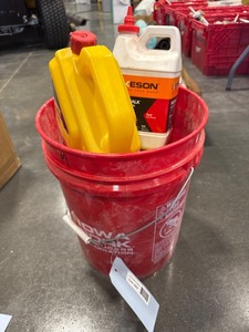 lot 397 image: Chalk Line Tools and Marking Chalk in Bucket