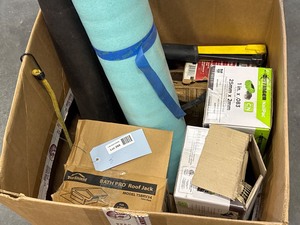 lot 398 image: Construction and Building Materials Including Nail Pack and Roof Jack