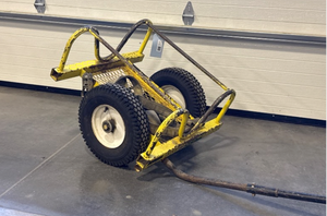 lot 346 image: Yellow Heavy-Duty Hand Buggy With Pneumatic Tires