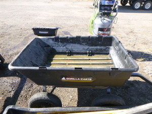 Gorilla Carts Poly Dump Cart