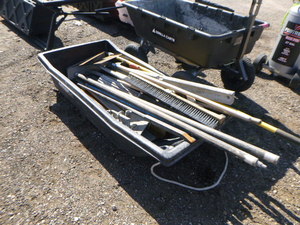 lot 6 image: Otter Sled with Concrete Tools