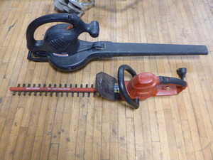 lot 18 image: Lawn BlowerVac and Hedge Trimmer