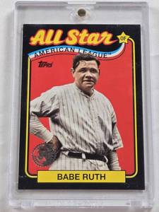 lot 9 image: Babe Ruth 2024 Topps All Star Numbered 073299 in Magnetic One Touch