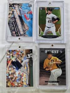 lot 42 image: Gerrit Cole 2013 Topps Chrome Rookie, Gerrit Cole 2013 Topps Finest Rookie, Shohei Ohtani 2019 Optic Peak Performers, Todd Coffey 2010 Upper Deck Numbered 1199