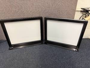 lot 31 image: Pair of MDI 11x 14 Black Pumptoppers
