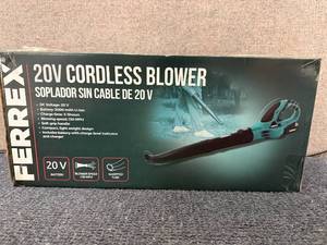lot 35 image: Ferrex 20V Cordless Blower