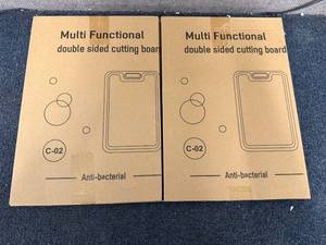 lot 63 image: 2 Double Sided Cutting Boards