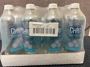 lot 118 image: 12ct of Super Chill Unflavored Seltzer