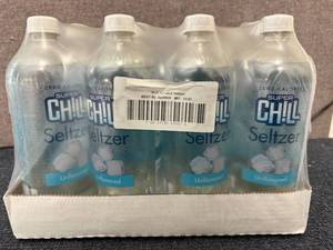 lot 119 image: 12ct of Super Chill Unflavored Seltzer