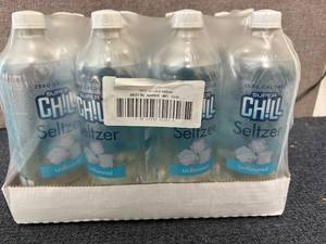 lot 121 image: 12ct of Super Chill Unflavored Seltzer