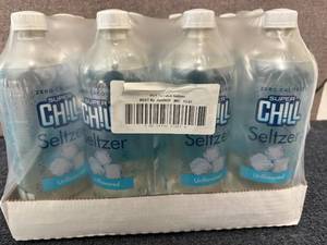 lot 122 image: 12ct of Super Chill Unflavored Seltzer