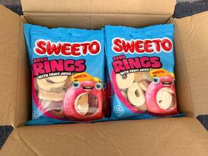 lot 131 image: 12 Bags of Sweeto Sour Rings