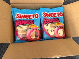 lot 133 image: 12 Bags of Sweeto Sour Rings