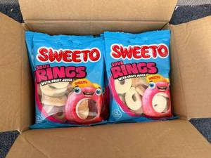 lot 137 image: 12 Bags of Sweeto Sour Rings