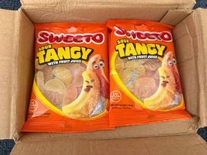 lot 143 image: 12 Bags of Sweeto Sour Tangy