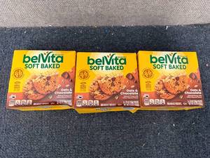 lot 151 image: 3 Boxes of Belvita Soft Baked Cookies