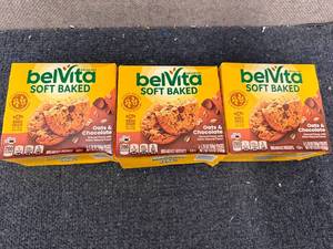 lot 152 image: 3 Boxes of Belvita Soft Baked Cookies