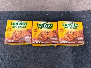 lot 153 image: 3 Boxes of Belvita Soft Baked Cookies