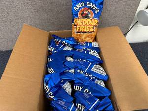 lot 155 image: 12 Bags of Andy Capps Cheddar Fries
