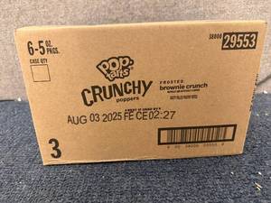 lot 167 image: 6 Packs of Pop Tarts Crunchy Poppers