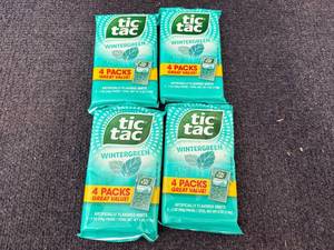 lot 182 image: 4 Packs of Tic Tac Wintergreen
