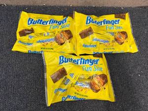 lot 192 image: 3 Bags of Butterfinger Fun Sized