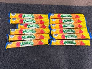lot 226 image: 12 Packs of Mamba Fruit Chews