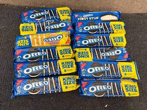 lot 233 image: 12 Packs of King Sized Oreos