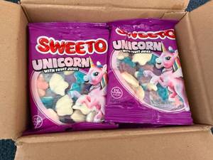 lot 189 image: 12 Bags of Sweeto Unicorns