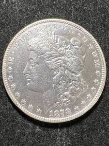 lot 10 image: 1878 US MORGAN SILVER DOLLAR