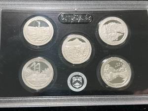 lot 88 image: 2011 STATE PARK SILVER QUARTER PROOF SET