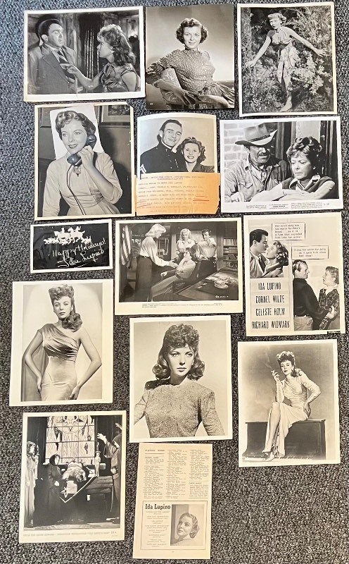 lot 148 image: Collection of Vintage Ida Lupino Movie and Publicity Photos