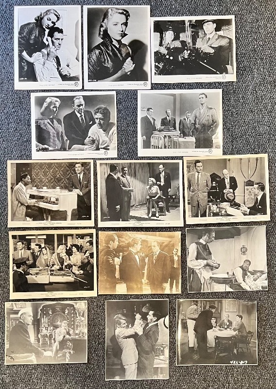 lot 152 image: Lot of 14 Vintage 1950s Movie Lobby Photos - Ive Lived Before & Istanbul