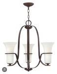 lot 291 image: Hinkley Lauren 4064VZ Victorian Bronze Chandelier - New in Box