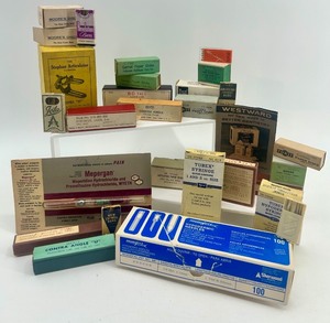 lot 55 image: Collection of Vintage Dental Tools and Original Packaging