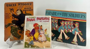 lot 65 image: Collection of Vintage Childrens Books Including Uncle Wiggily and Parade of the Toy Soldiers