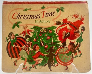 lot 67 image: Vintage Christmas Time In Action Pop-Up Book