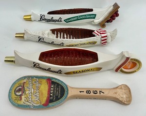 lot 89 image: Set of 4 Leinenkugel Beer Tap Handles