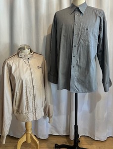 lot 163 image: Eton Etastar Cotton Dress Shirt and CBS Records Zip Jacket