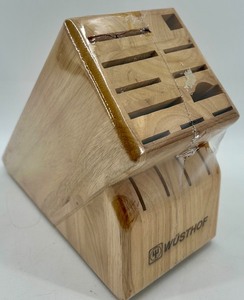 lot 166 image: Wusthof Wooden Knife Block with Multiple Slots - NIB