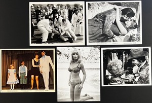 lot 223 image: Collection of 5 Elvis Presley Movie Lobby Cards and Stills