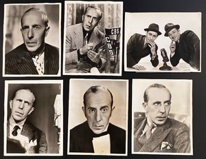 lot 204 image: Charles Butterworth Collection of 6 Vintage Studio Publicity Photos CBS Radio Ephemera