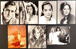 lot 213 image: Knots Landing Set of 7 Vintage Hollywood Headshot and Portrait Photographs