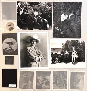 lot 229 image: Tom Mix Vintage Photographs and Memorabilia Collection of Photos and Negatives
